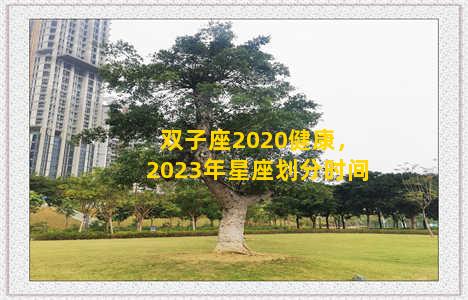 双子座2020健康，2023年星座划分时间