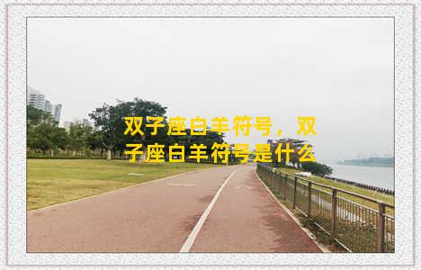 双子座白羊符号，双子座白羊符号是什么