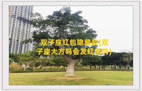 双子座红包隐藏款(双子座大方吗会发红包吗)